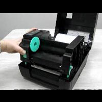TSC TA200條碼打印機安裝紙張視頻
